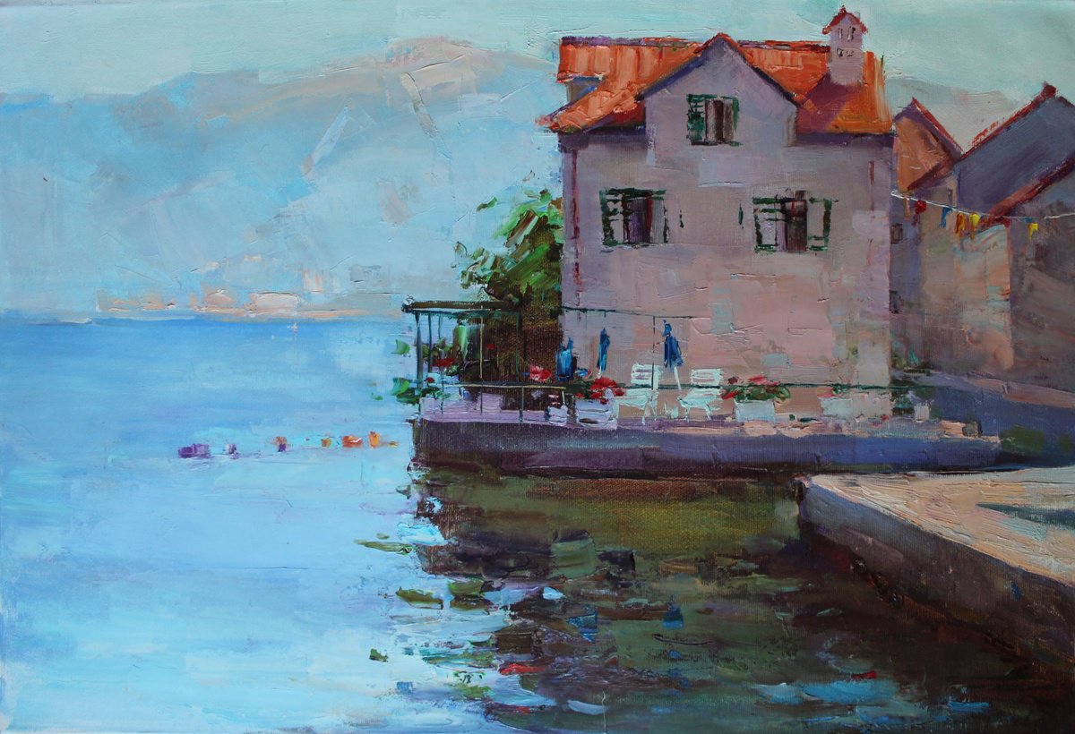 House by the sea by Tetiana Shendryk