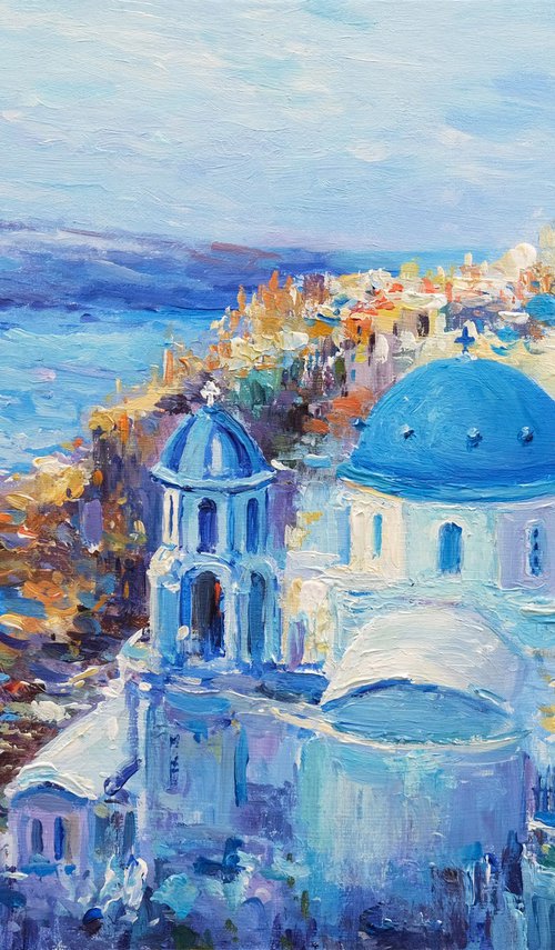 Santorini by Behshad Arjomandi