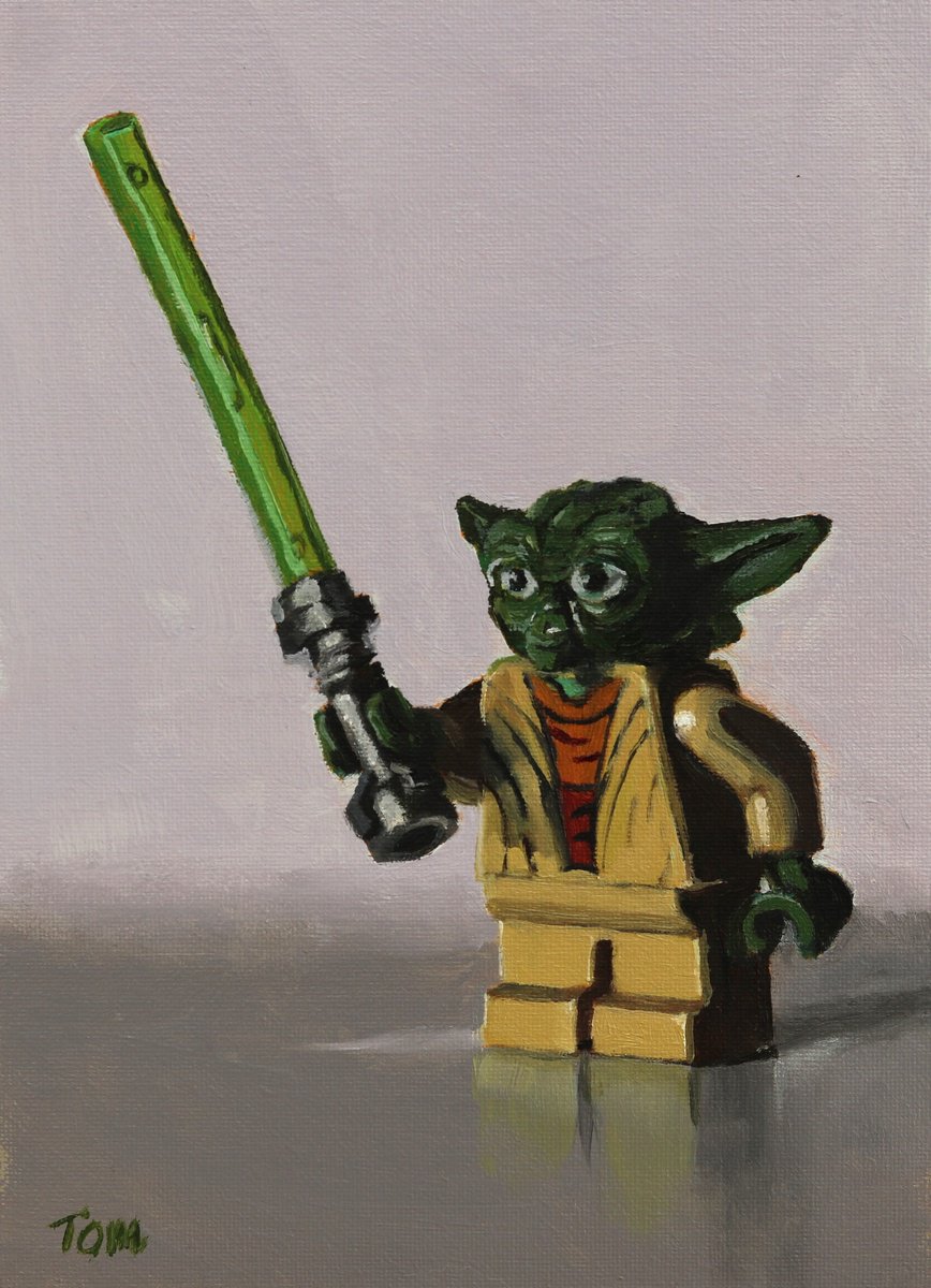 Lego Yoda by Tom Clay