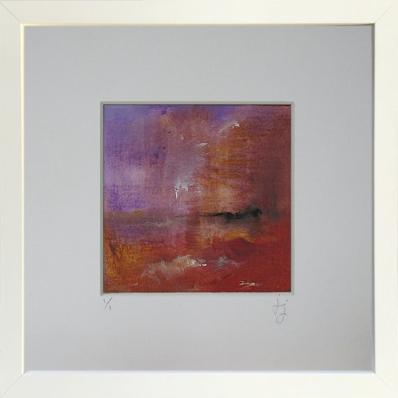Composition 21 - Framed, abstract painting