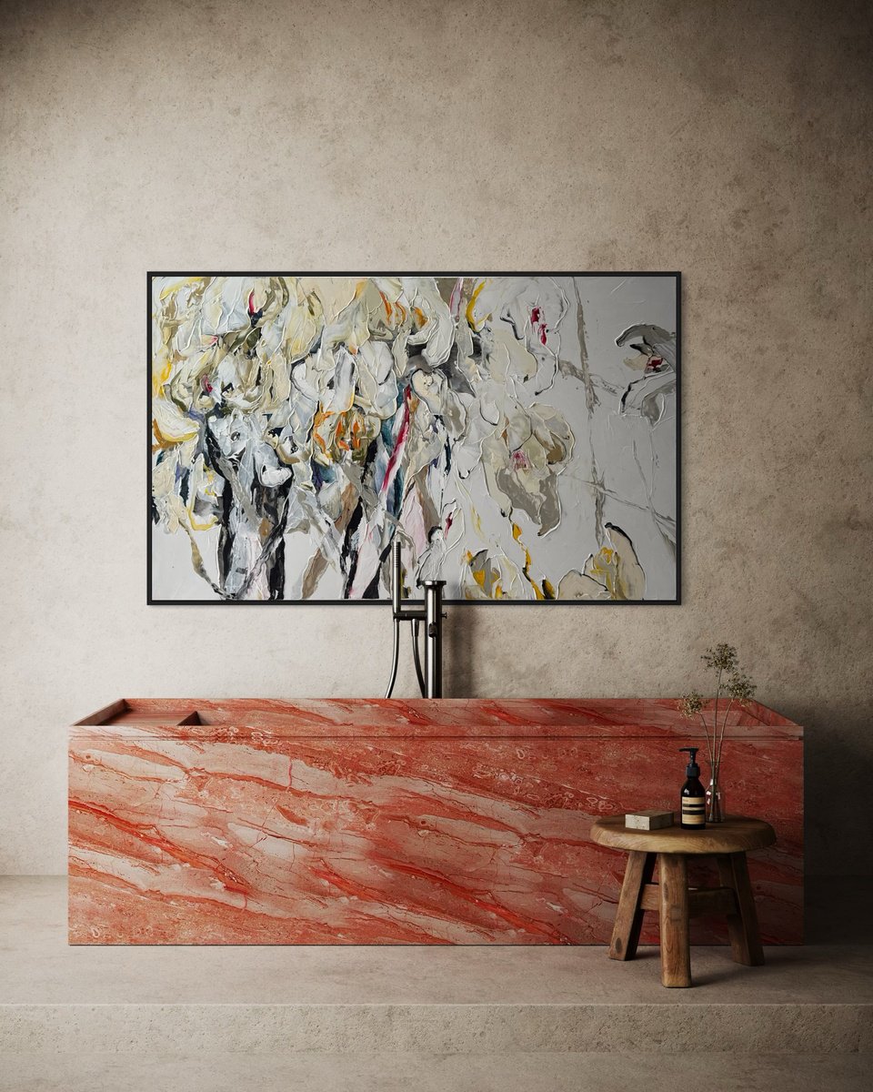 Petal Flex. XL Landscape Art by Tetiana Hutsul