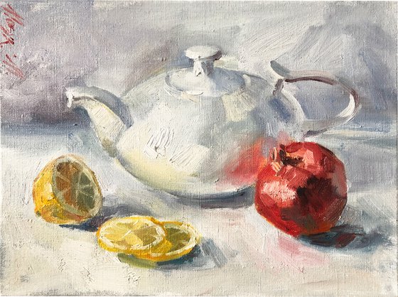 Teapot and grenade