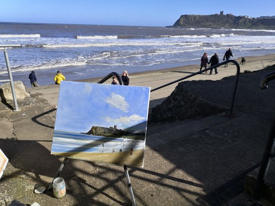 Scarborough Castle, March 24