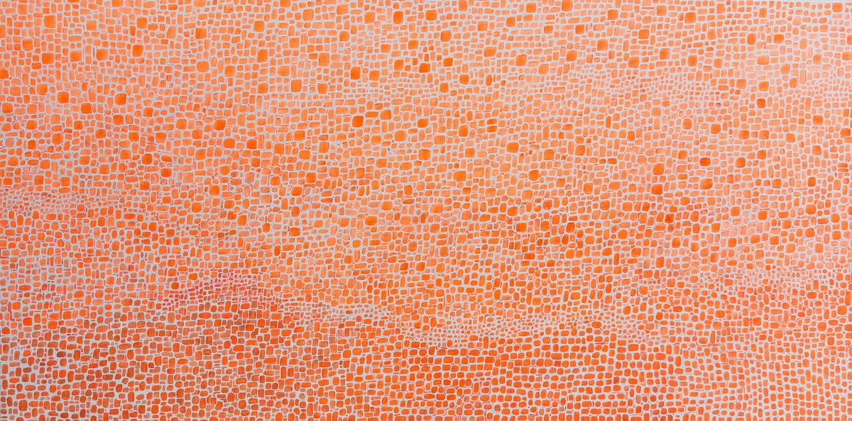 Abstract Acrylic Painting By Carol Zsolt, 60 X 30, Inspiration 6801, Original Artwork