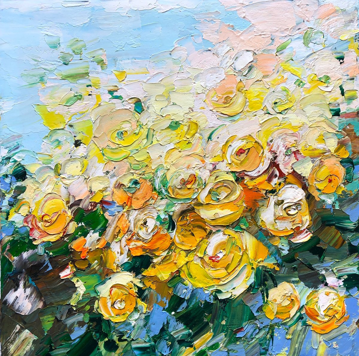 Yellow roses by Svitlana Andriichenko