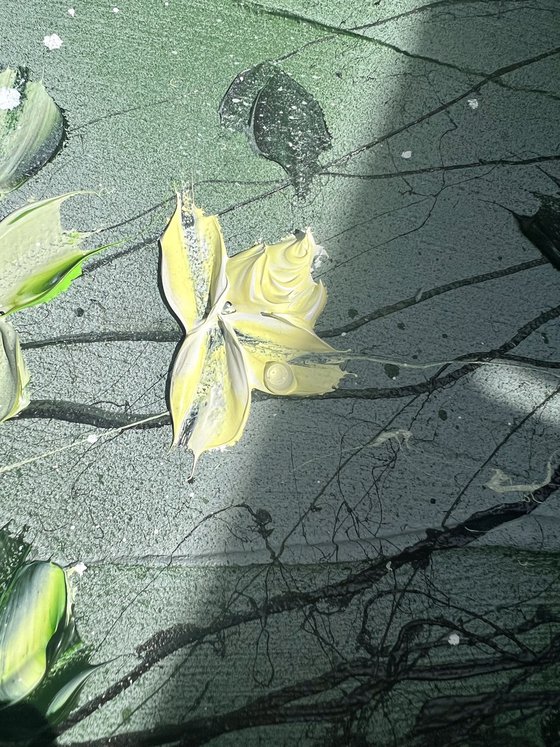 “Yellow Roses After Rain"