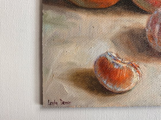 Tangerines fruit still life