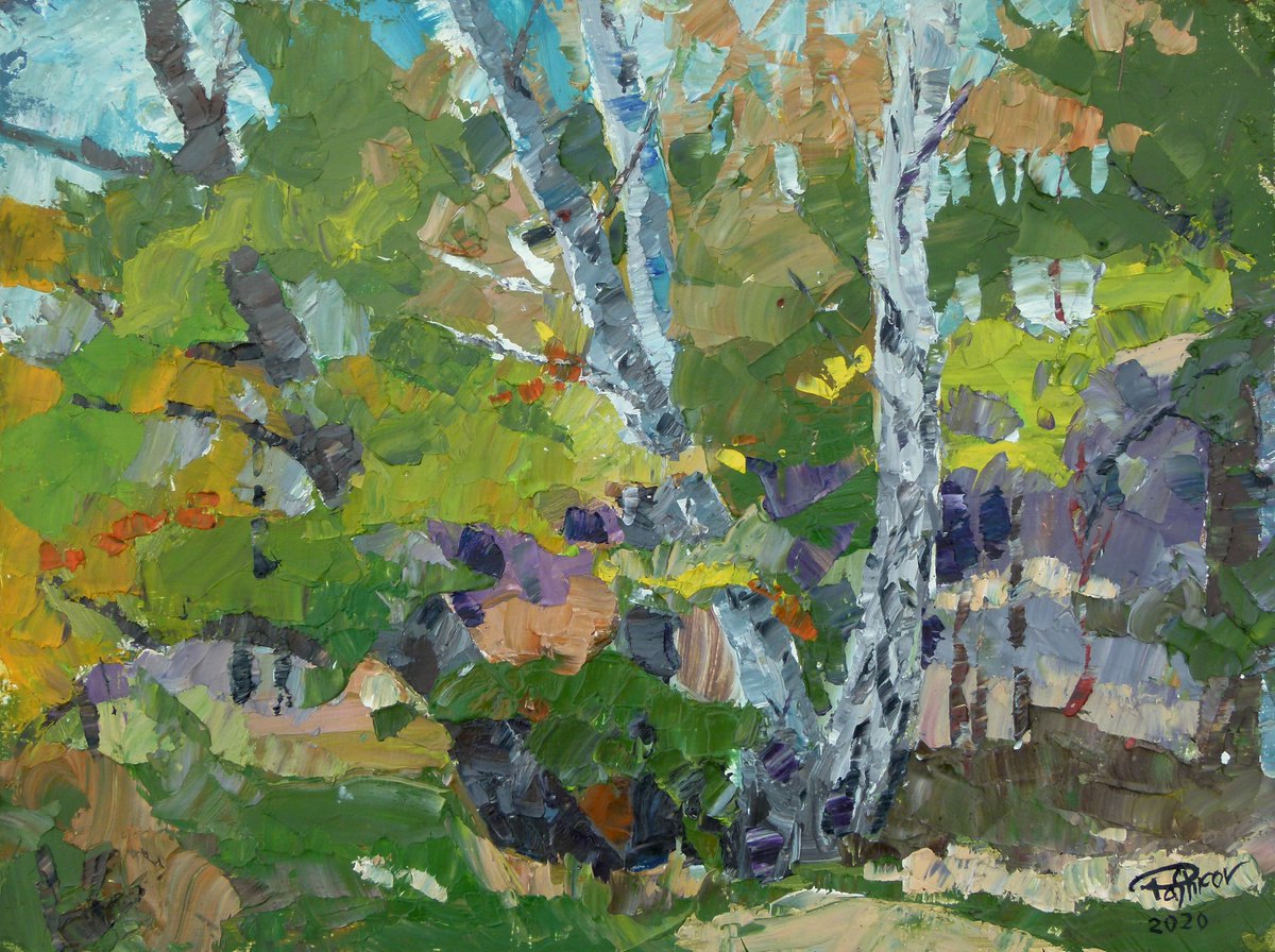 Golden Autumn (Etude#2) By Yurii Pashkov, 16 X 12, Artwork For Sale On Artfinder