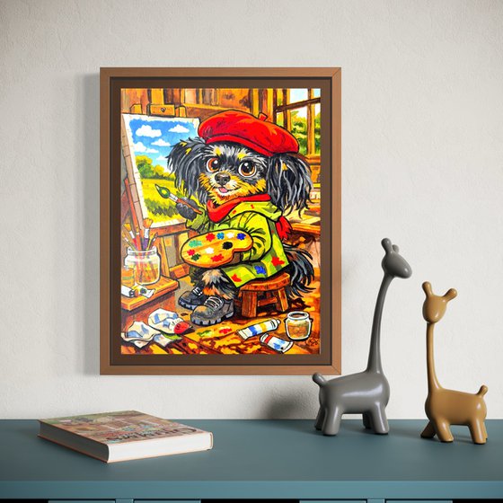 Bon from Lisbon: Little Artist at Work