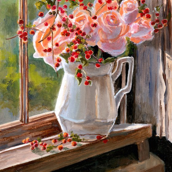 'Roses in the window'