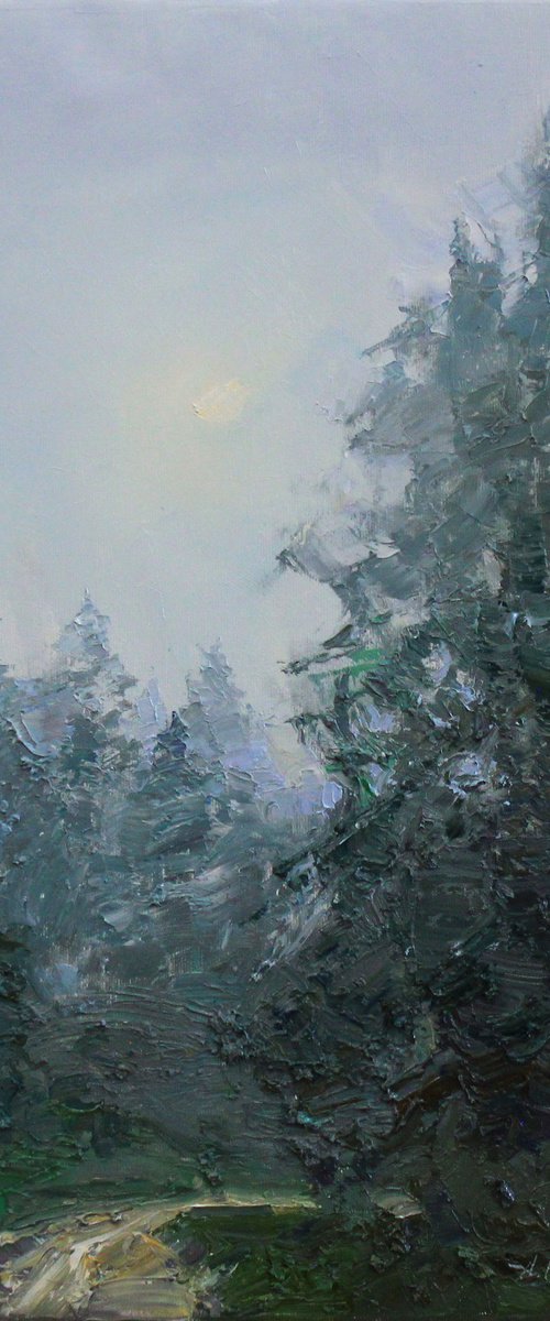 The road in silence by Alisa Onipchenko-Cherniakovska