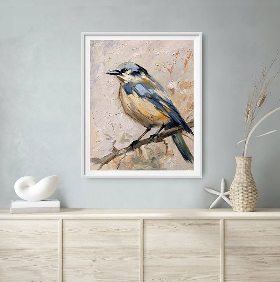 Quiet Observer. The Eurasian Nuthatch.