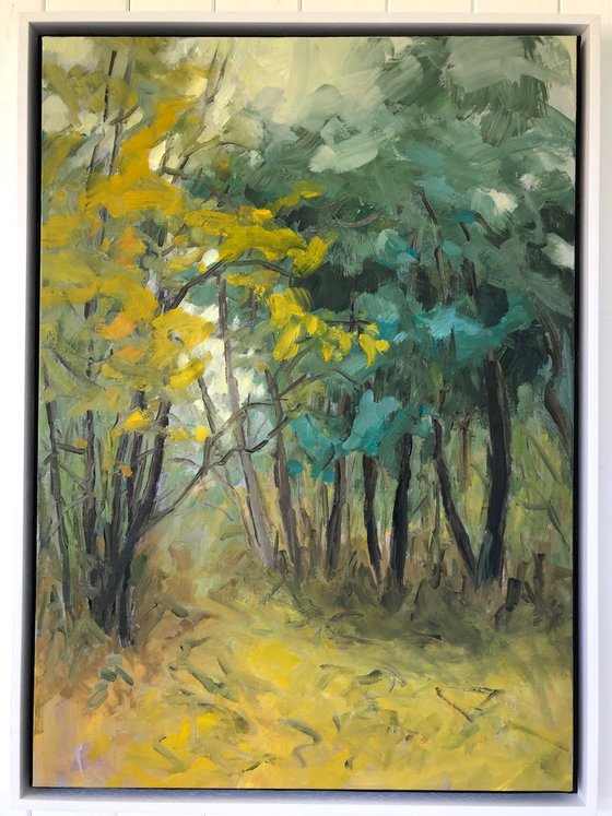 traipsing the leaves