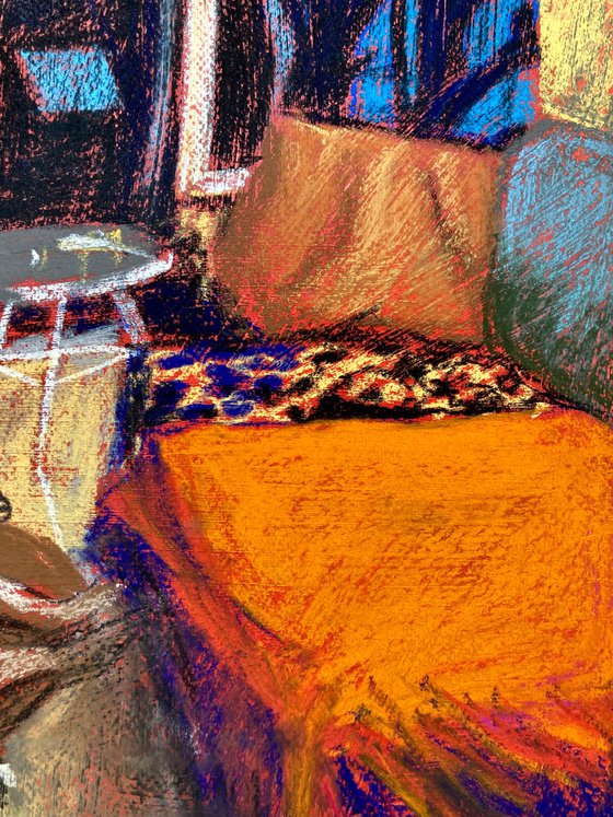 Interior with dog