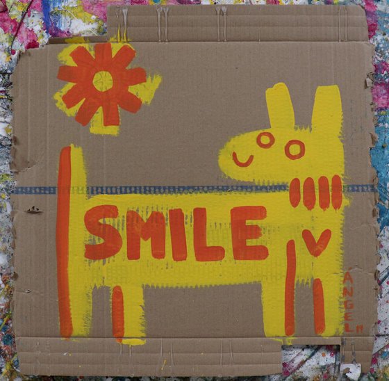 SMILE 40x49cm (teachings of my dog)