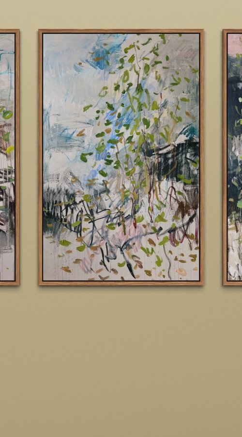 Long walks. Triptych. by Lilia Orlova-Holmes