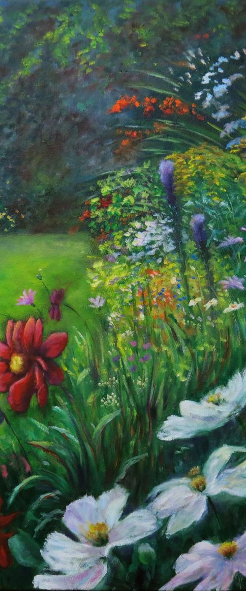 Scene from my Garden 2 by Maureen Greenwood