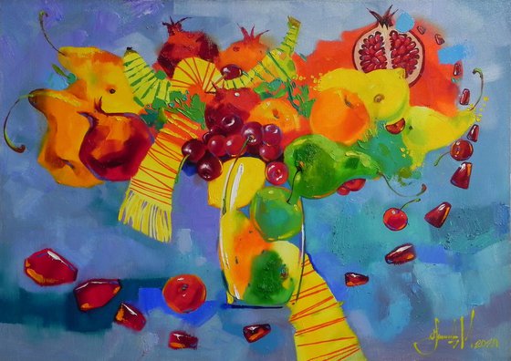 "Fruit bouquet"  2020