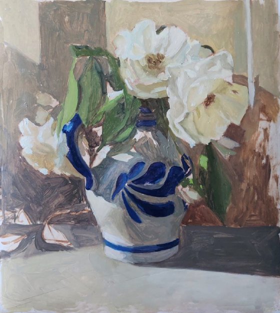 Roses in a vase