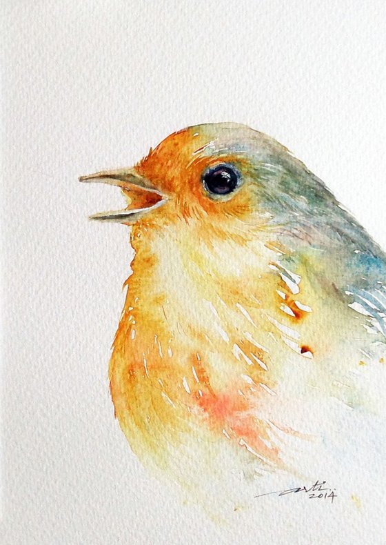 Singing Robin