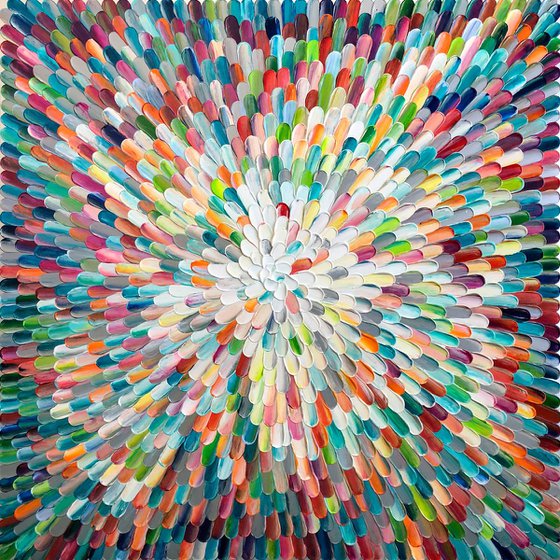 'Sanctus universum' - 36x36"