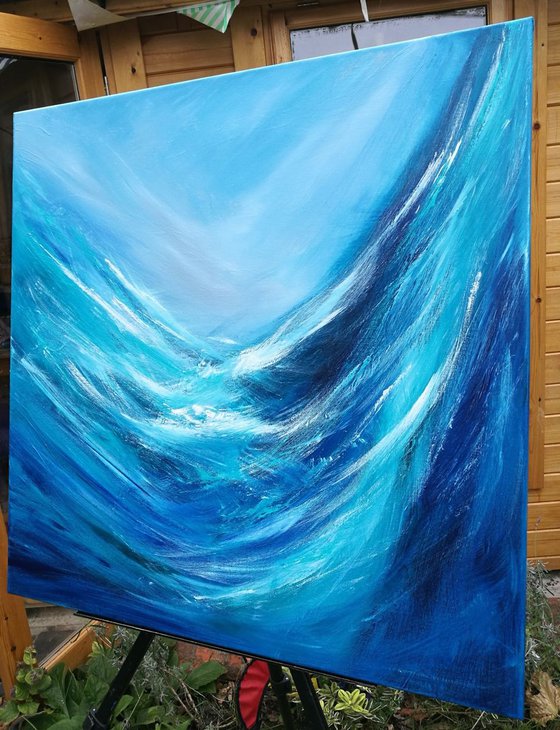 Maelstrom 1 - Surf, Wave Art, Seascape,