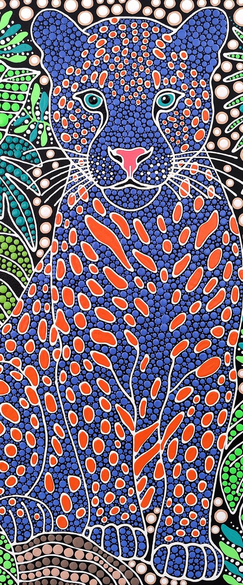 Leopard in the Jungle 3 by Oxana Lazari