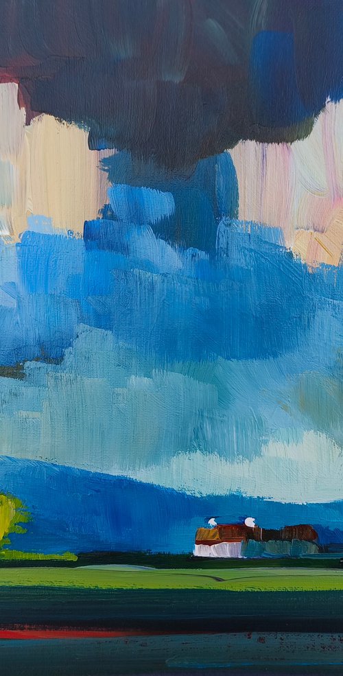 Landscape and clouds by mahonart75