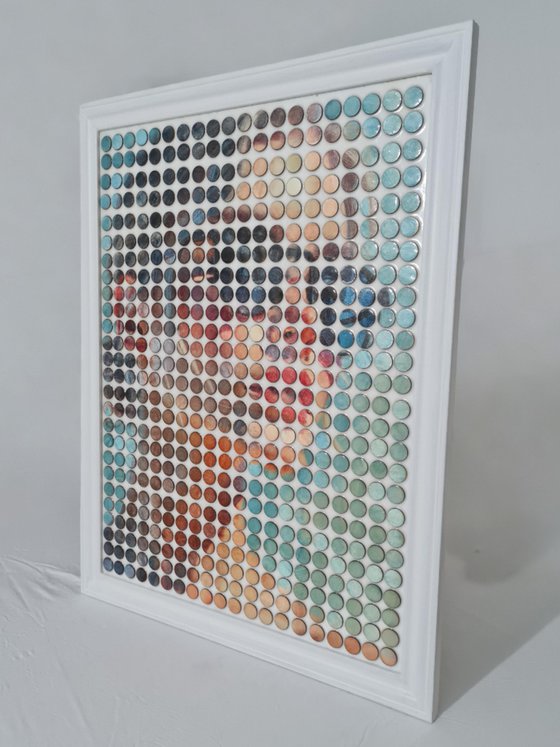 Warm sunshine (n.722) - Dot Art series