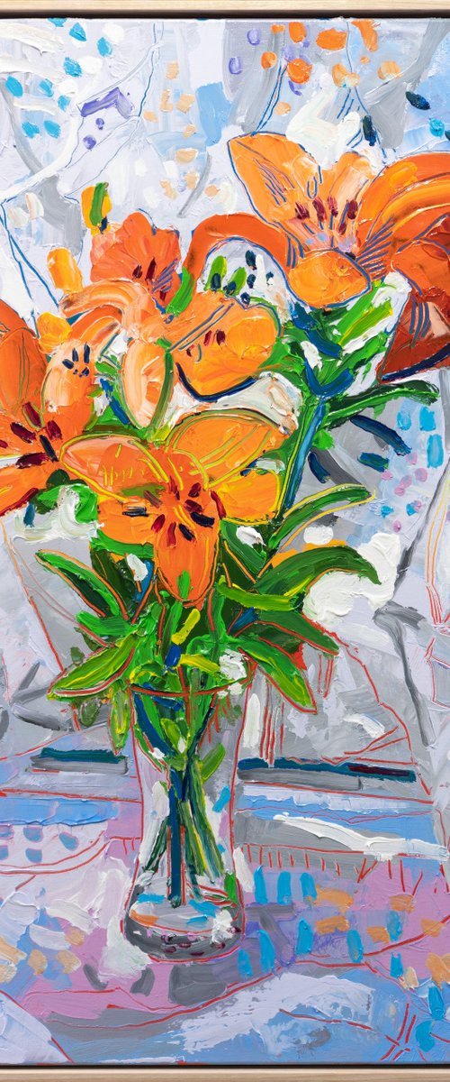 Tiger Lilies by Joseph Villanueva