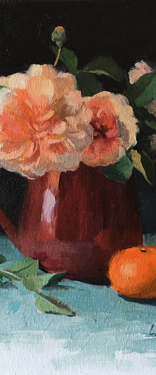 Rose Still Life by Ling Strube