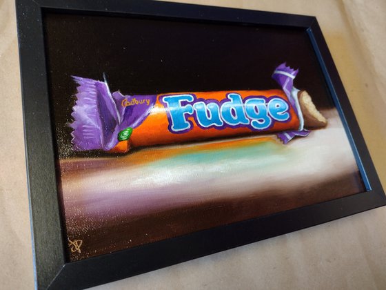 Cadbury Fudge still life