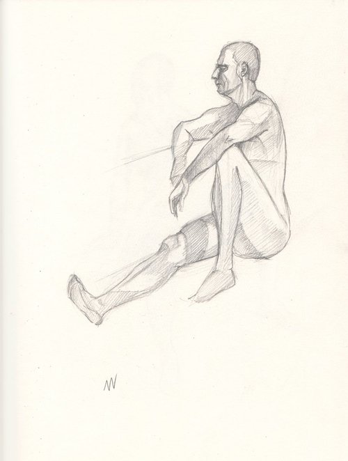 Sketch of Human body. Man.73 by Mag Verkhovets