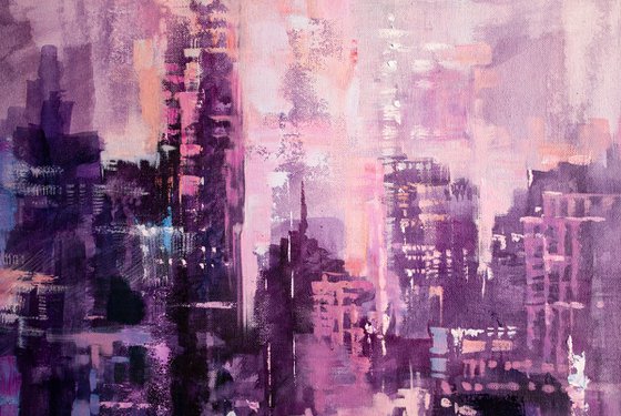 "Evening over the city" Cityscape