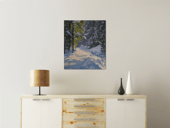 A walk through the snowy forest