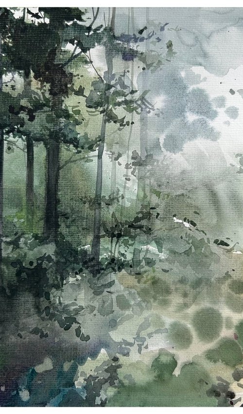 Forest landscape by Nazar Grunyka