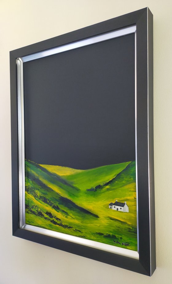 Silent Valley; original and unique, framed