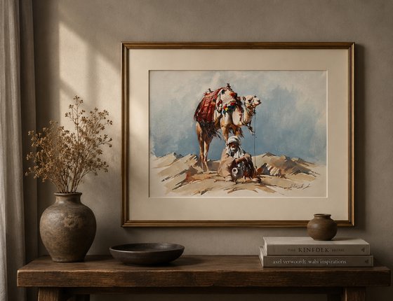 "Nomad’s Solitude and His Camel"