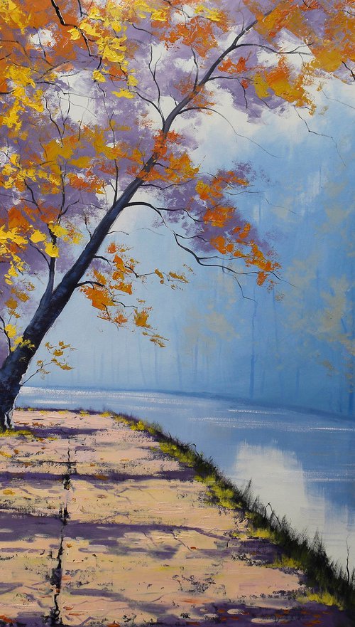 Autumn forest trees landscape by Graham Gercken