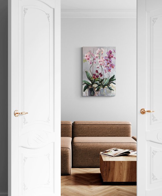 Blooming Orchids