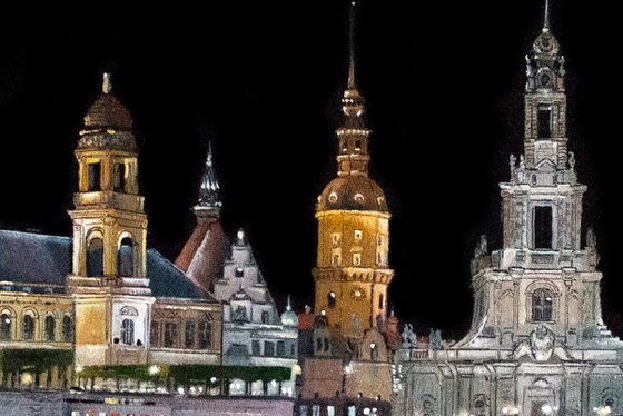 "Night Dresden. Germany"