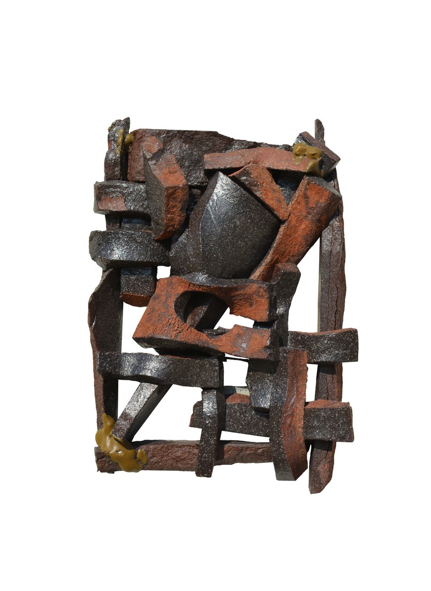 Organic Abstract Relief By Ognyan Chitakov, 11 X 15", "G", Original Artwork