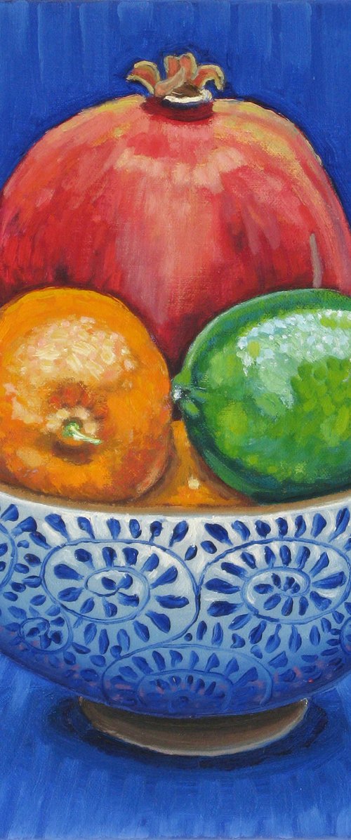 Fruit in a Bowl by Richard Gibson