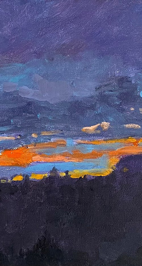 Sunset over Newport Beach by Mutlu Ertac
