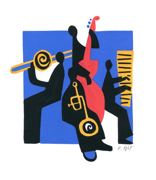 New-Orleans_jazzband03 by André Baldet