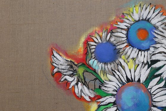 Sunflowers and lemons