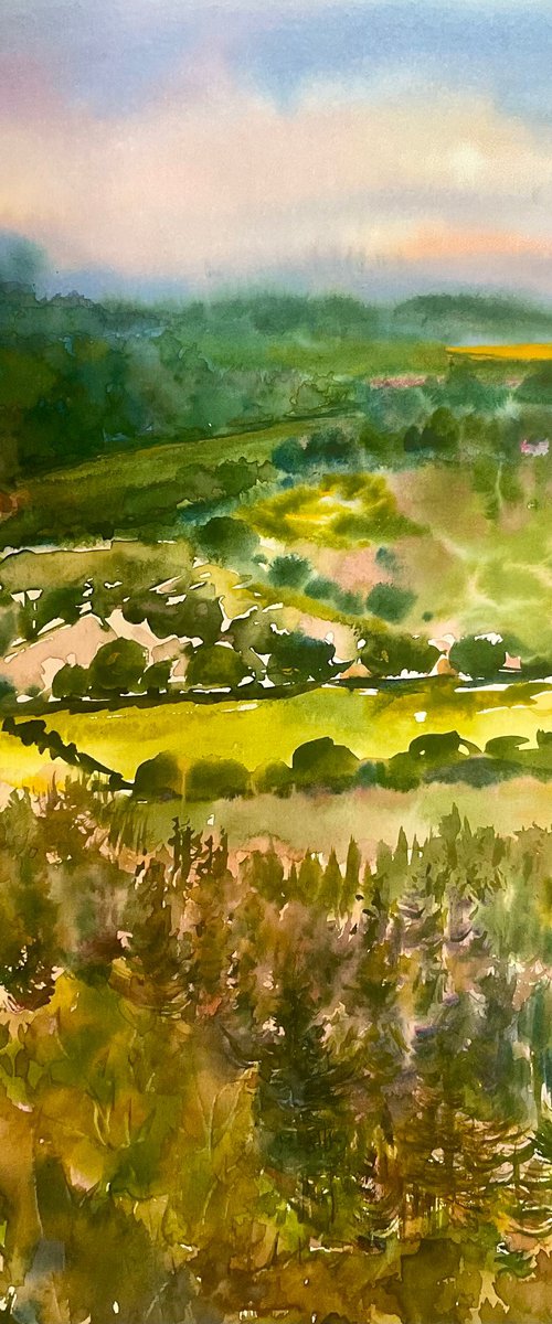 Brendon hills, Exmoor, Somerset by Samantha Adams