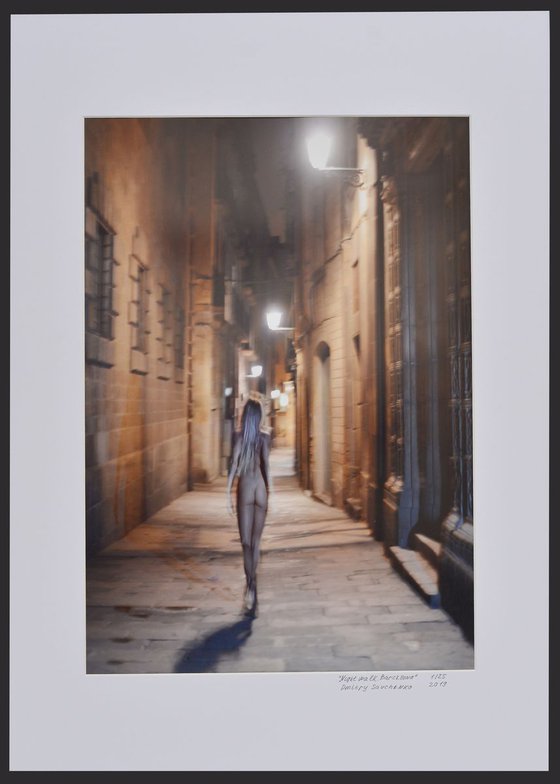 "Night Walk. Barcelona"   Limited edition 1 / 25