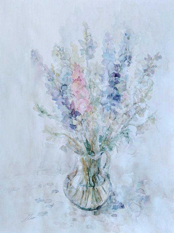 Delphinium 50x65 cm 2025