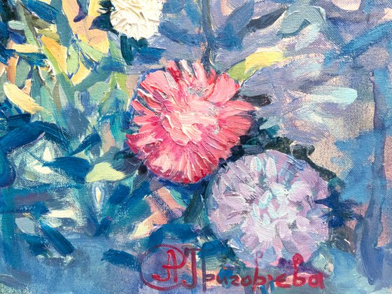 Asters. Autumn Flight